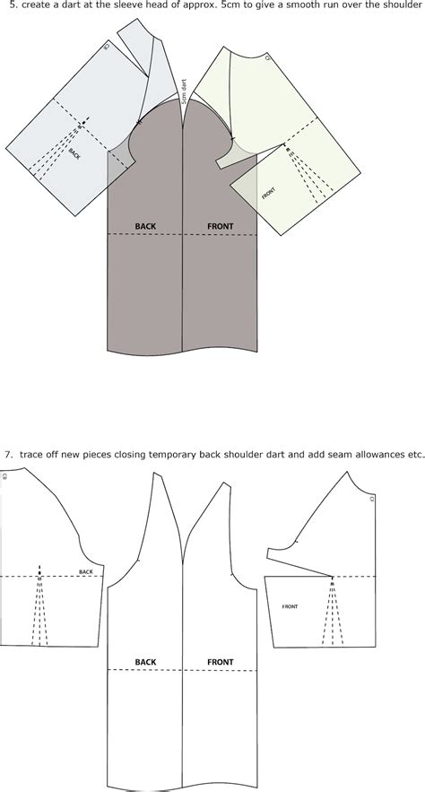House Of Jo Introduction To Pattern Cutting Raglan Sleeve