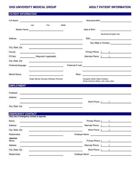 New Patient Medical Forms Fill Out And Sign Online Dochub