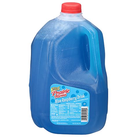 Prairie Farms Blue Raspberry Drink 128 Oz Beverages Sinclair Foods