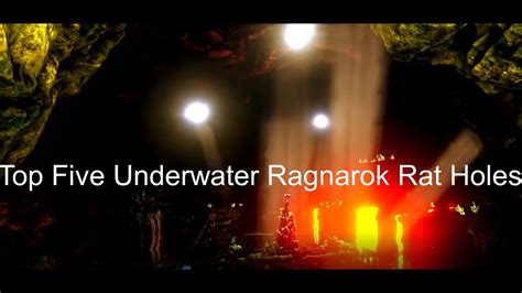 Best Underwater Rat Holes Ark Ragnarok YouTube