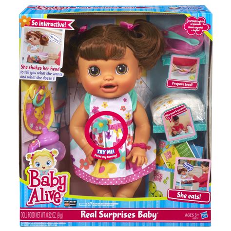 Baby Alive Real Surprises Hispanic Baby Doll Buy Online In United Arab