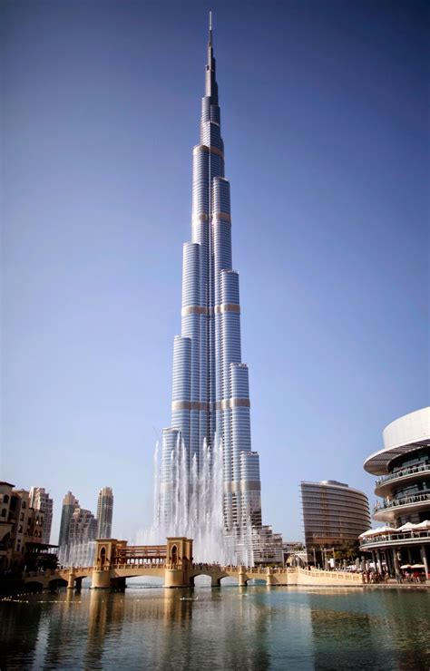 Burj Khalifa Tallest Man Made Structure In The World In Dubai
