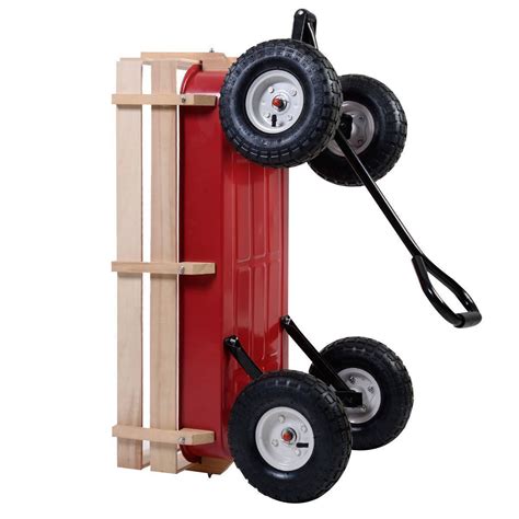 Affordable Variety Wooden Pulling Wagon With Railing