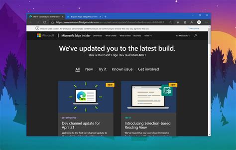 Microsoft Releases The First Microsoft Edge Testing Build