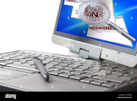 Tablet Pc With Stylus Pen Stock Photo Alamy