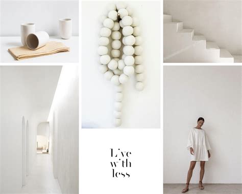 Moodboard Minimal Mindset — Holistic Home Designer