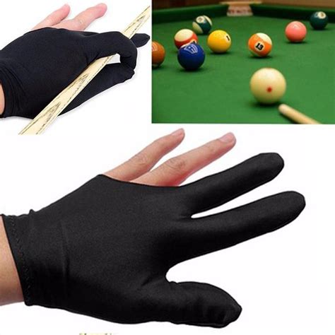 1 Pc Snooker Pool Billiard Glove Cue Shooter Spandex Finger 3 Gloves