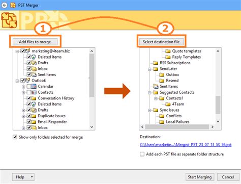 Pst time is 8 hours behind universal time. Merge two PST files in Outlook.