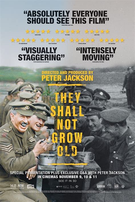 Film Review They Shall Not Grow Old — The Military Historian