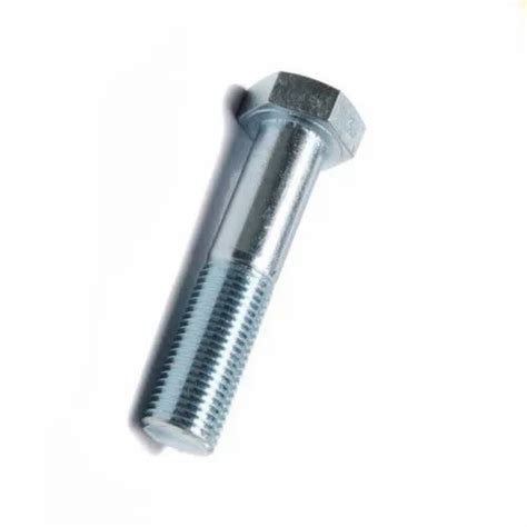 Mm Mild Steel Half Threaded Hex Bolt For Industrial At Rs Piece