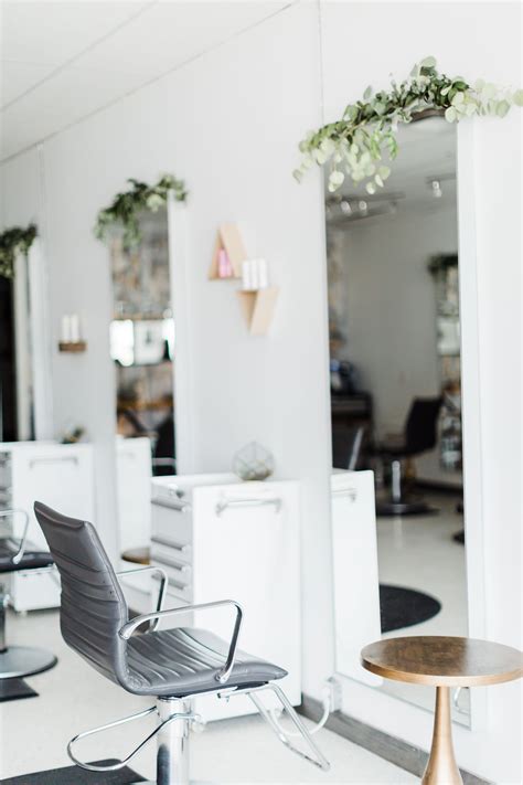 Salon Decor Inspiration From Hairologystudio Clean Earthy Rustic