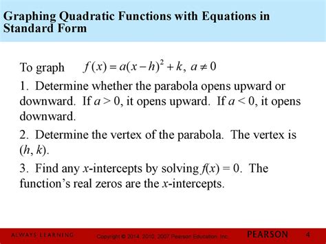 Chapter 3 Polynomial And Rational Functions 31 Quadratic Functions