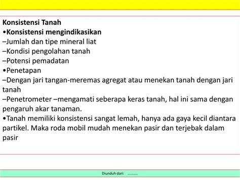 Ppt Konsistensi Tanah Powerpoint Presentation Free Download Id3873146