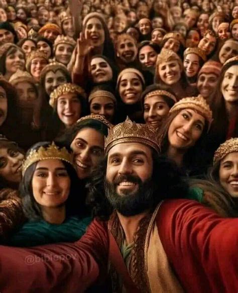 King Solomon Takes Selfie With Wives And Concubines Romance Nigeria