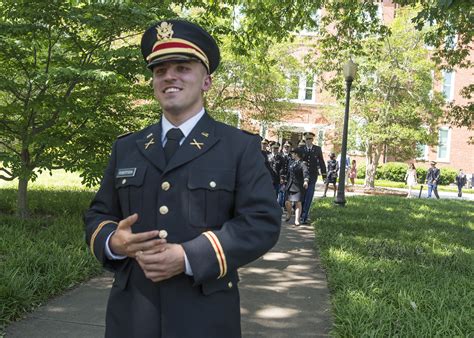 Rotc Cadet Becomes Second Lieutenant Engaged In One Great Afternoon