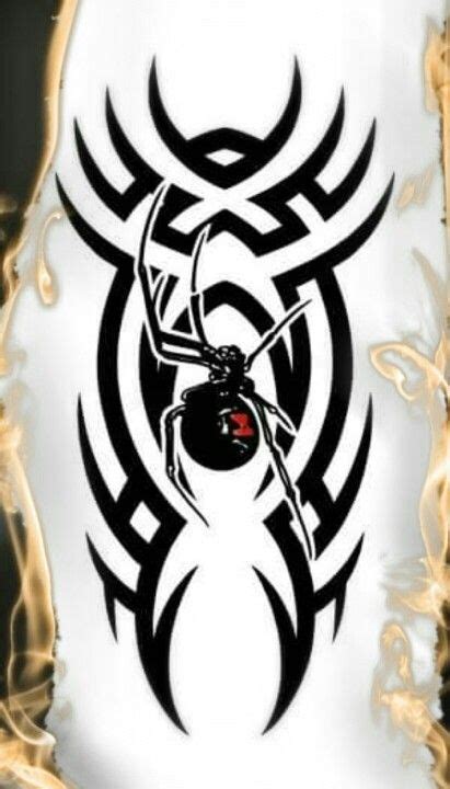 Tribal Spider Black Widow Tattoo Tribal Tattoo Designs
