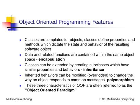 A Case Study In Object Oriented Programming