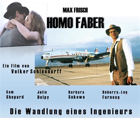 Andere hingegen krächzen schon mit 30. Nadine's Homo Faber Blog: Filmplakat