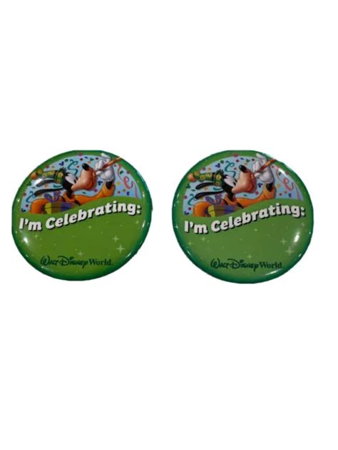 Walt Disney World Badge Button 1st Visit Im Celebrating Bundle 700