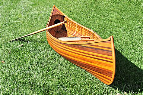 Wood Canoe Display Boat Building Construction Plans