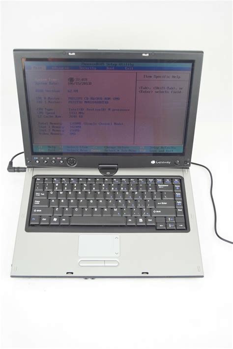 Gateway Ta1 Intel Pentium M 17ghz 12gb Ram Laptop Computer Ebay