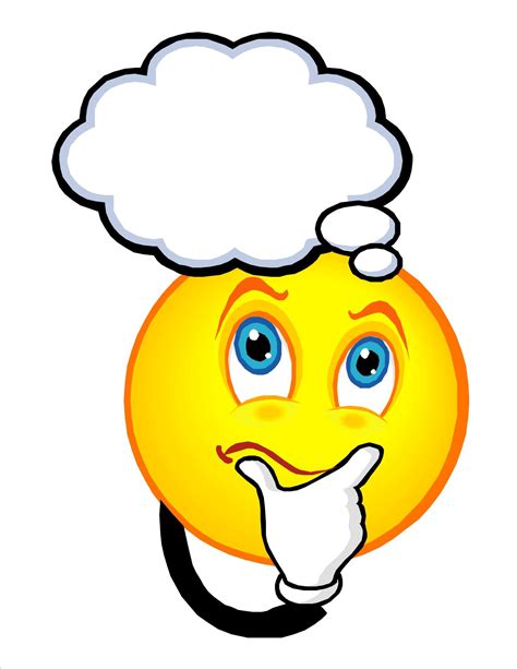Thinking Smiley Face Clipart Clipart Suggest