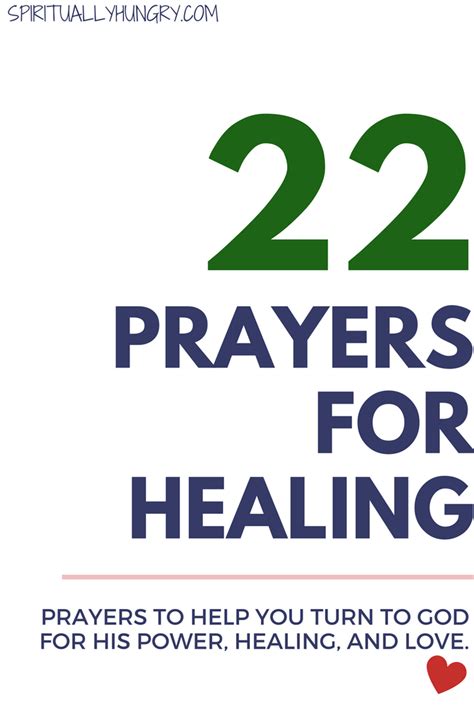 Short Prayer For Healing Artofit