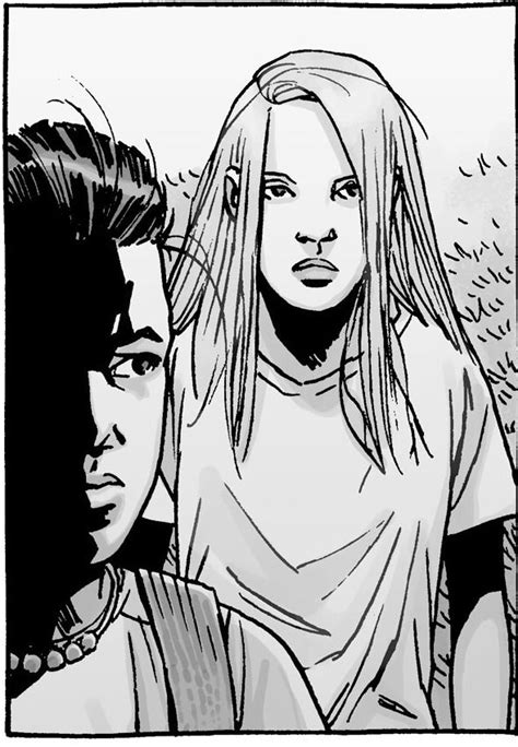 Carl And Lydia The Walking Dead Comics Cartoon