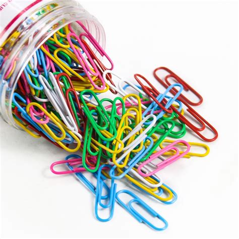 160pcs 28mm Colorful Paper Clips Pins Pinch Notes Classified Clips