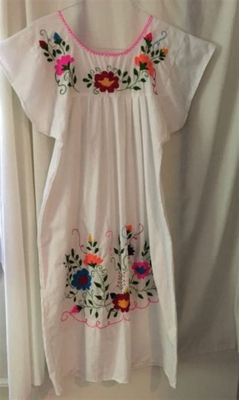 Embroidered Mexican Dress Gem