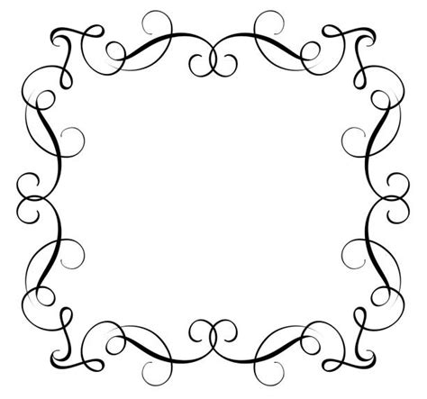 Royalty Free Curly Frame Clip Art Vector Images And Illustrations Istock