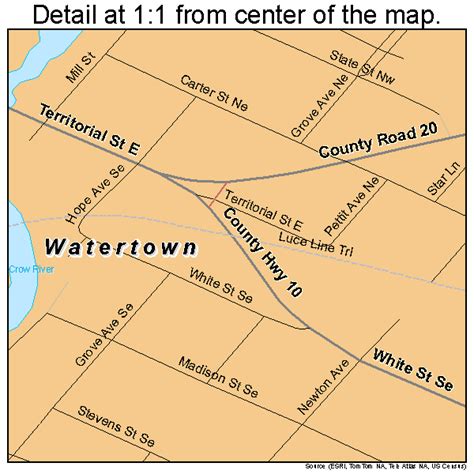 Watertown Minnesota Street Map 2768548