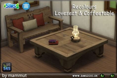 Blackys Sims 4 Zoo Coffee Table Outdoor By Mammut • Sims 4 Downloads