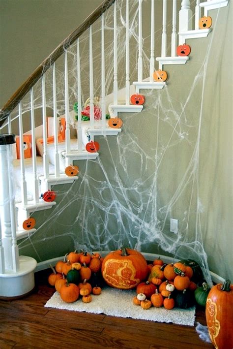 30 Fall And Halloween Decorations For Your Stairs At Home