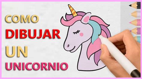 Cómo Dibujar Un Unicornio Paso A Paso En EspaÑol 2019 Colorearlo