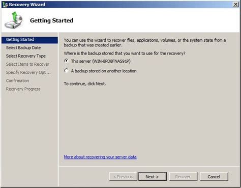 Thorough Guide How To Use Windows Server Backup