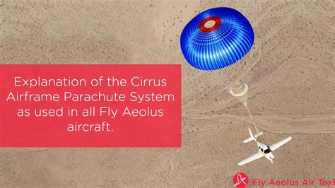 Explanation Of The Cirrus Airframe Parachute System As Used In All Fly