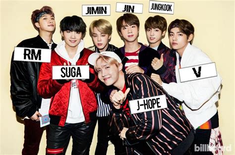 Bts Members With Names Bts Boys Bts Billboard Bangtan