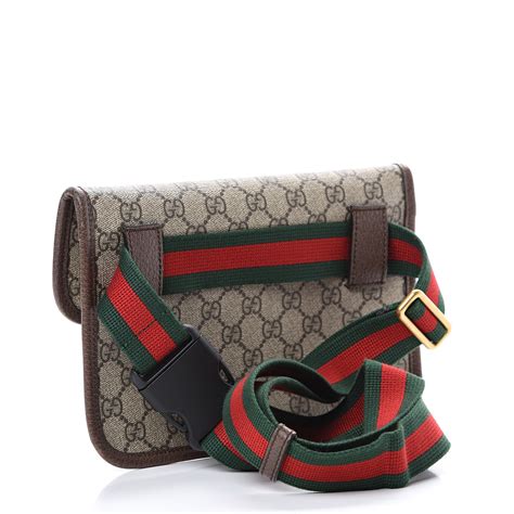Gucci Gg Supreme Monogram Neo Vintage Web Belt Bag Brown 565298