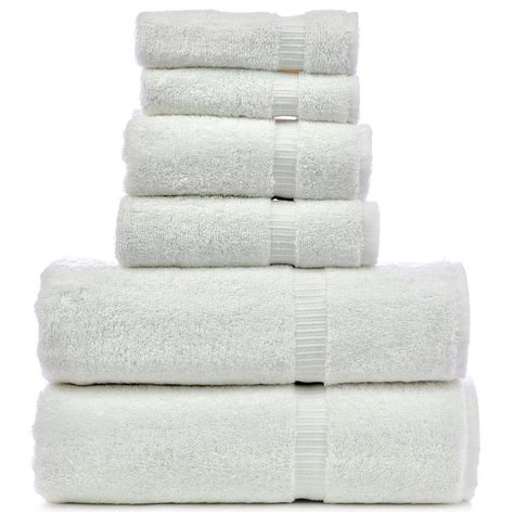 Turkish Cotton Luxury Hotel And Spa 6 Piece Towel Sets Down Cotton