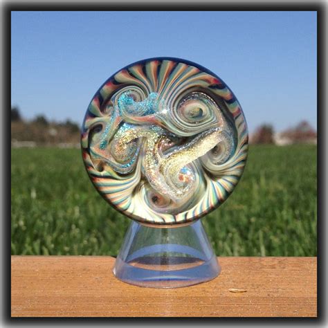 Heady Hunter Borosilicate Glass Art Gallery Andy Ray Galactic Lattacino Marble 9 13 Glass