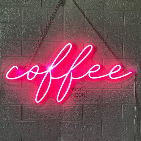 Coffee Sign Cafe Shop Signage Neon Sign Acrylic Flex Led Etsy Uk