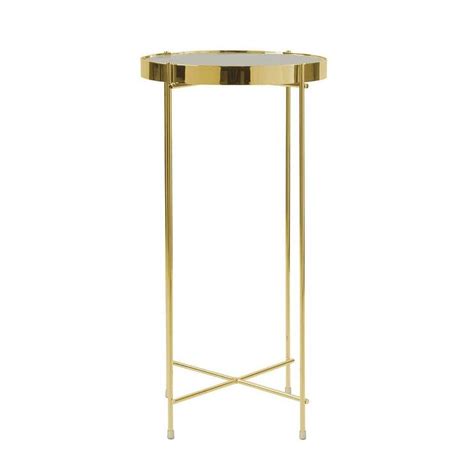 Convenience concepts designs2go classic glass 2 tier round end table. Carter Metal Display Side Table - Pottery Barn
