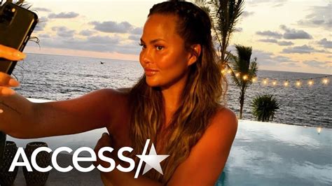 Chrissy Teigen Drops Topless Pic Due To Body Shaming Trolls Youtube