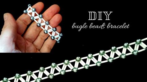 Beading Tutorial How To Make Beaded Bracelet With Bugle Beads Beading