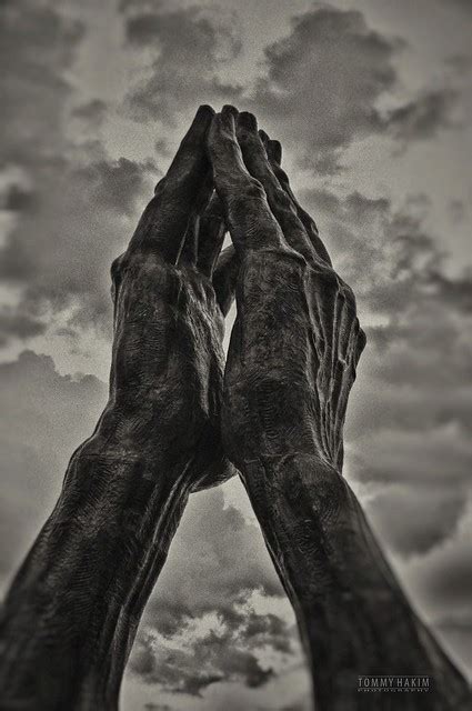 Praying Hands A Black And White Version By Thakim