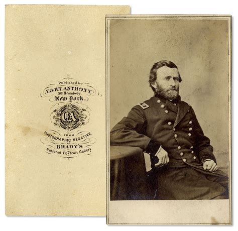 Lot Detail Cdv Of Ulysses S Grant In Civil War Uniform With