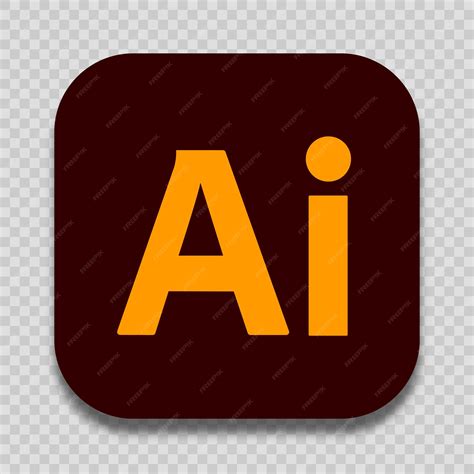 Adobe Illustrator 소프트웨어 아이콘 프리미엄 벡터