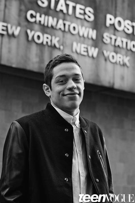He is a cast member on saturday night live. Pete Davidson - Teen Vogue Photoshoot - January 2015 ...
