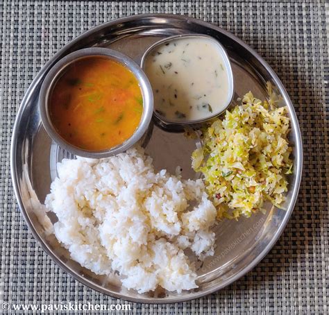 Satvik Thali Recipe South Indian Thali Recipe Sattvic Food Recipe Ideas